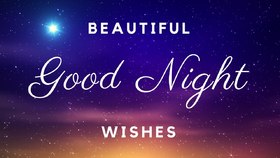 Beautiful Good Night Wishes. The dark blue sky. Violet sky. Free Download 2024 greeting card