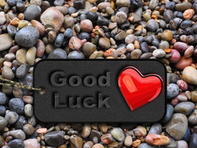 Good Luck. Red heart for You! Good Luck... good day... lucky day... wishes... Ecard for girlfriend or boyfriend. Free Download 2024 greeting card