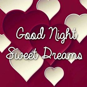 Good Night! Sweet dreams. Beautiful ecards for You White Hearts. Red or maroon hearts. Beautiful ecards for her. Free Download 2024 greeting card
