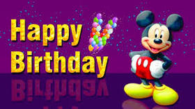 Happy Birthday from Mickey. Ecard for free. Happy Birthday. Mickey Mouse. Free Download 2024 greeting card