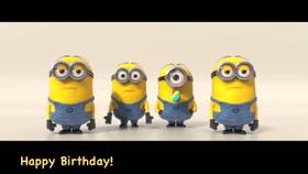 Happy Birthday to you. New ecard for free. Happy Birthday to you. Minions. Free Download 2024 greeting card