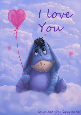 I love You! Super ecards 2018. New ecards. Free download. I Wanted To Say I Love You! JPG. Eeyore. A friend of Winnie the Pooh. Eeyore. Free Download 2024 greeting card