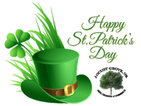 St. Patrick's day! Hat and Shamrock. PNG. Green hat. Shamrock. Free Download 2024 greeting card