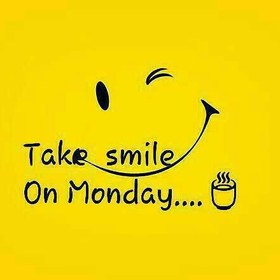Take smile on Monday! Happy Monday! Free Download 2024 greeting card