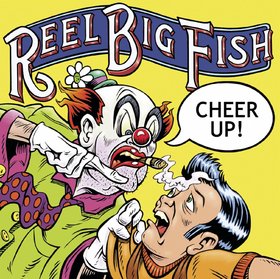Cheer Up... Card for friends! Cheer Up.... Reel... Big... Fish... clown... Ecard for friends... Free Download 2024 greeting card