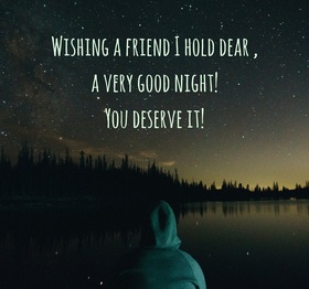 Good Night to best friends. New ecard. Download free image. Postcard with wishes of sweet dreams for friends. Let the night give a rest, relaxation, Dreams of happiness, wonderful sensations. Free Download 2024 greeting card