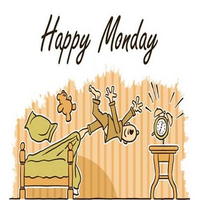 Crazy Monday Morning. New ecard. Alarm. Man waking up. Monday Morning. Crazy Morning. Funne Monday pic for frinds. Happy Monday! Free Download 2024 greeting card