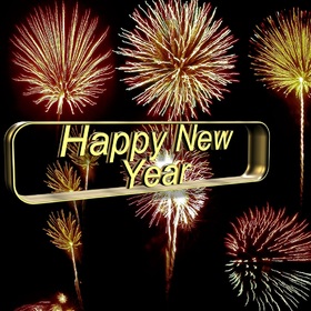 Happy New Yea firework! Magic ecard 2019. Happy New Year 2019. Fireworks. Free Download 2024 greeting card
