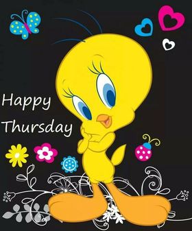 Happy Thursday, friend! That's for you. New ecard. Download a card for a friend. Free download. Happy Tuesday. A productive week. Ecard with yellow duckling from cartoon. Free Download 2024 greeting card