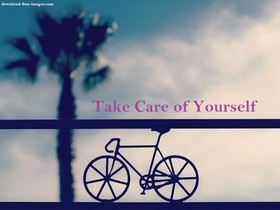 Take Care Of Yourself Whenever You Go! New ecard. Take Care of Yourself Whenever you go! Bike. Tree. Free Download 2024 greeting card