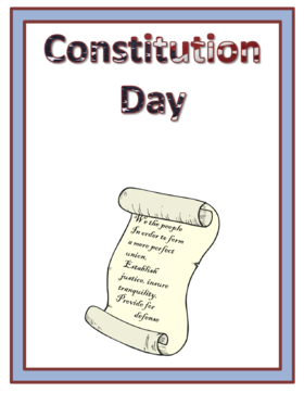 Constitution day 2018... Card for father... On this day, many Americans make donations to charitable foundations. Free Download 2024 greeting card