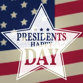 President's happy day 2019 Beautiful star with an inscription on a background in the form of a flag. Free Download 2024 greeting card