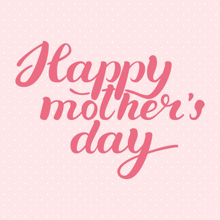 Happy Mother's day! For Your loving Mother. Pink color. Elegant inscription. Greeting card. Free Download 2024