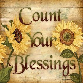 Postcards of Blessing for friends and relatives! Download image. Colorful card for friend and family. Relax, count your blessings and be nice! Free Download 2024 greeting card