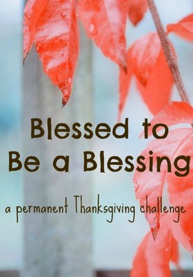 Great Blessing to my dear mother! Download image. Blessing card for mommy. Blessed to be a blessing. Red leaves on blue card. Free Download 2022 greeting card