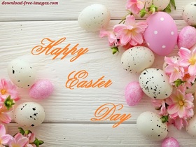 Gentle e-card on the Easter 2018. New ecard. Happy Easter. Gentle e-card on the Easter 2018. Easter Eggs. Flowers. Free Download 2024 greeting card