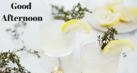 Good Afternoon! Limon. Lemonade for You. Good Afternoon Dear Friends... From a Distance I Care for You. Free Download 2024 greeting card