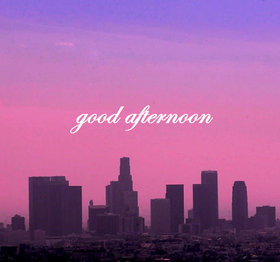 Good Afternoon! The pink sky! My City! Good Afternoon... Good Afternoon Handsome... sunset... skyscrapers... Free Download 2024 greeting card