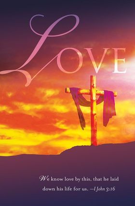 Good friday 2018. Ecards 2018. Bible quotes. Free download. We know love by this, that he laid down his life for us. John 3:16 The cross of Jesus. Free Download 2024 greeting card