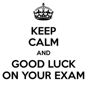 Keep Calm and Good Luck on your exam. White ecard. Good Luck... good day... lucky day... wishes... Keep Calm And Good Luck On My Exam.... I can Do It Very Well... Free Download 2025 greeting card