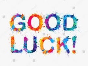 Good Luck. Colorful font. Good Luck... good day... lucky day... wishes Free Download 2025 greeting card