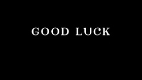 Good Luck. Black & white ecard. Good Luck... lucky day... wishes. Free Download 2025 greeting card