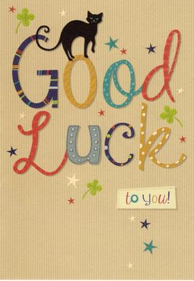 Good Luck to You! Cat eCard. Good Luck.... Good Luck to you... wishes... wishes card!!! Free Download 2025 greeting card