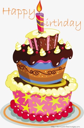 An enormous Happy Birthday cake) New ecard. Happy Birthday. Enormous Happy Birthday Cake. Candle. Free Download 2023 greeting card