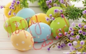 Happy Easter to our guests. New ecard for free. Happy Easter to our guests. Easter 2018. Easter Eggs. Flowers. Free Download 2024 greeting card