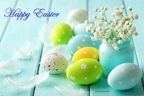 Happy Easter 2018 with a perfect mood. New ecard. Happy Easter in a perfect mood. Easter 2018. Easter Eggs. Free Download 2024 greeting card