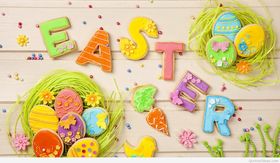 Easter with gingerbread Easter eggs can be good. Happy Easter. Easter 2018. Gingerbread Easter Eggs. Gingerbread eggs. New ecard for free. Free Download 2024 greeting card