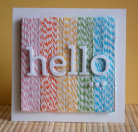 Hello! Colored lines. Ecard collection of handmade 2018. 3D text. 3D inscription. Free Download 2024 greeting card