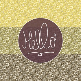 Hello! Gold background. Nice pattern. Nice background. Ochre hues. Free Download 2024 greeting card