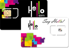 Hello! International SIM Card))) Free Download 2024 greeting card