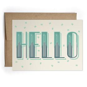 Hello! This envelope for you! Hi & Hello. Free Download 2023 greeting card
