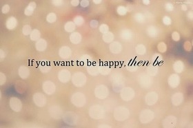 If You want to be happy, then be! I Want You to be Happy Day. Free Download 2024 greeting card