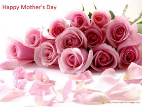 Beautiful Bouquet for your mother. New ecard. Mother's Day. Flowers. Lovely pink Roses. Bouquet. Free Download 2024 greeting card