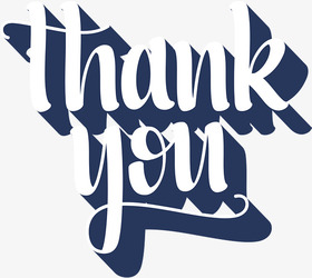 Thank You! 3D. White background. White Inscription. Clipart. Free Download 2024 greeting card