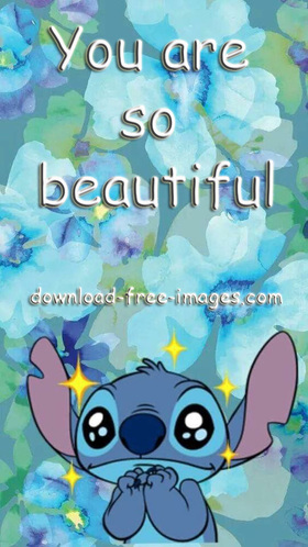 You are so beautiful. Super ecards 2018. New ecards for free. Lilo And Stitch - Cartoon Pictures. Free Download 2024 greeting card