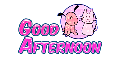 Good Afternoon! Dog and Cat. Pink ecard. Good Afternoon.... Friends... Puppy... Kitten... Sticker for iOS & Android. Sticker for whatsapp. Ecard for kids. Free Download 2024 greeting card