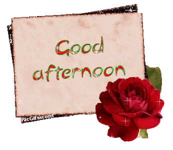 Good Afternoon! Sticker for whatsapp. Red rose. GIF. Sticker for iOS & Android. Free Download 2024 greeting card