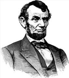 Abraham Lincoln's birthday. Ecard for father. Abraham Lincoln - American statesman. Free Download 2024 greeting card