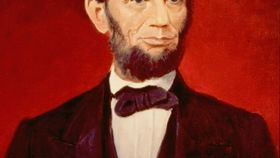 Abraham Lincoln's birthday. Postcard for parents. Abraham Lincoln... Birthday... Happy birthday! Free Download 2025 greeting card