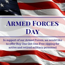 Armed forces day... Ecards for friends... In support of our Armed Forces, we would like to offer Buy One Get One Free zipping for active and retired military perdonnel... Free Download 2025 greeting card