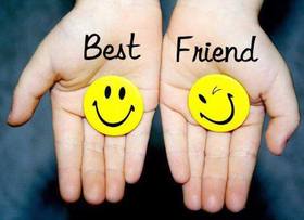 Best Friends... Two smiles... new ecard... Best Friends... BFF... Smile more dear friends... Free Download 2024 greeting card