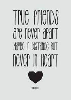 Best Friends... Greeting card for you... True friends are never apart maybe in distance but never in heart. Free Download 2024 greeting card
