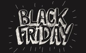 Black Friday, Grandparents! New ecard for free. Black Friday... Chalk on the board... Black on white... Free Download 2022 greeting card