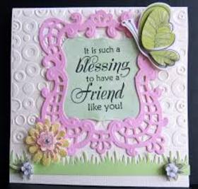 Real blessing card. New ecard. Blessing card. Bless you. It is such a blessing to have a friend like you. Free Download 2025 greeting card