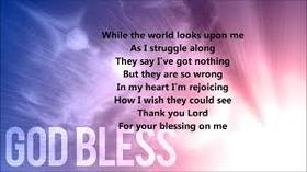 God bless. New ecard. Blessing wishes. Thank you Lord for your blessing on me. God bless. Free Download 2024 greeting card