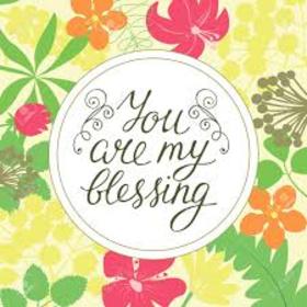 You are my blessing. New ecard. Blessing postcard for a soulmate. You are my blessing. God blee you. Free Download 2025 greeting card